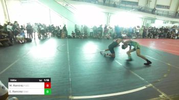 116 lbs Quarterfinal - Mariano Ramirez, Yucca Valley vs Edward Ramirez, Coachella Valley WC