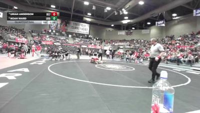 3A 126 lbs Quarterfinal - Uriah Anderson, Delta vs Noah Ward, Logan