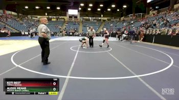 130 lbs Semifinal - Koti Best, Topeka-Seaman vs Alexis Means, Wichita-Bishop Carroll