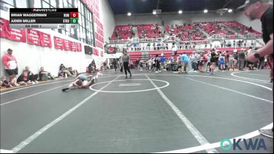 110 lbs Rr Rnd 1 - Brian Waggerman, Team Nomad vs Aiden Miller, Stroud Youth Wrestling Club