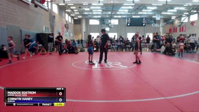 78 lbs Quarterfinal - Corwyn Haney, Suples vs Maddox Edstrom, Upper Valley Aces