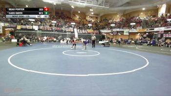 175 lbs Cons. Semi - Cass Smith, WaKeeney Trego Community HS vs Beau Porter, Leoti Wichita County HS
