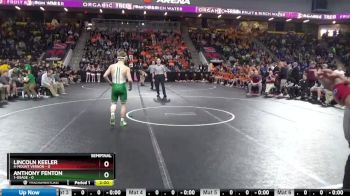 132 lbs Semis - Anders Kittelson, 1-Osage vs Croix Shebetka, 4-Mount Vernon