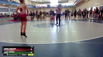 133 lbs Champ. Round 1 - John Carlson, Southern Virginia vs Luke Hoerle, Stevens