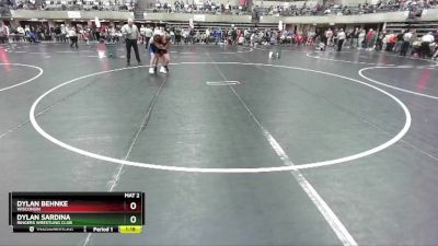 144 lbs Cons. Round 2 - Dylan Sardina, Ringers Wrestling Club vs Dylan Behnke, Wisconsin