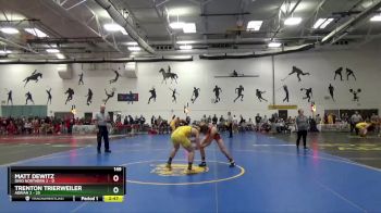 149 lbs Round 4 (10 Team) - Matt Dewitz, Ohio Northern 2 vs Trenton Trierweiler, Adrian 2