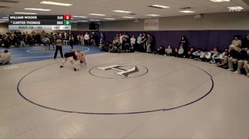 165 lbs Cons. Round 4 - Carter Thomas, Union County vs William Woods, Clarksville High School
