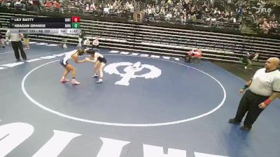 4A 125 lbs Quarterfinal - Keagan Grange, Ridgeline vs Lily Batty, Uintah