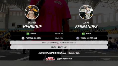 Lucas Fernandes vs Samuel Henrique 2025 ADCC Brazilian Nationals