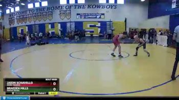 102 lbs Cons. Round 3 - Braeden Mills, Naples Bears vs Jason Schiavello, Beebe Trained
