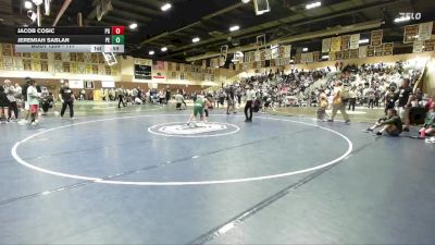 117 lbs Cons. Semi - Jacob Cosic, Peterson Grapplers vs Jeremiah Sablan, Poway Elite