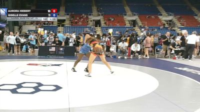 135 lbs Cons. Sub-rd Of 16 - Aurora Hiebert, Washington vs Giselle Evans, Texas