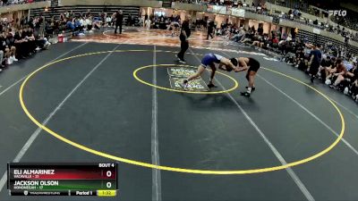 121 lbs Round 2 (4 Team) - Jackson Olson, Hononegah vs Eli Almarinez, Vacaville