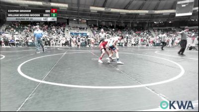 70 lbs Round Of 32 - Cooper Graham, Duncan Demon Wrestling vs William Moore-Woods, Division Bell Wrestling