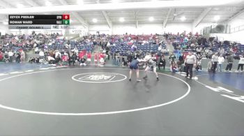 150 lbs Champ. Round 3 - Rowan Ward, Vale vs Zzyzx Fiedler, Springville