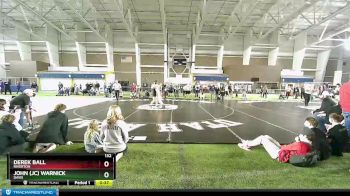 132 lbs Cons. Round 4 - Derek Ball, Riverton vs John (JC) Warnick, Davis