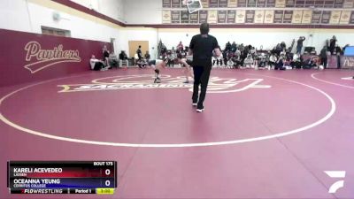 103 lbs Cons. Round 3 - Oceanna Yeung, Cerritos College vs Kareli Acevedeo, Lassen