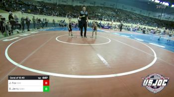 46 lbs Consi Of 16 #2 - Jaeden Fox, CacheWrestlingClub vs Brooks Jerry, Cashion Youth Wrestling