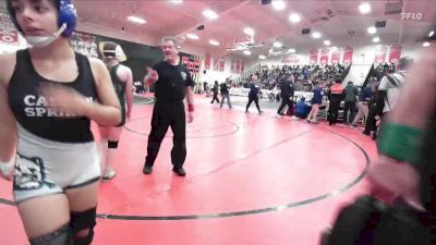 110 lbs Quarterfinal - Ava Fodera, Poway vs Rachel Sierra, Canyon Springs