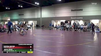 120 lbs Round 4 (16 Team) - Kaydn Meyer, Iowa SO FLUFFY vs Amya Bass, Iowa Minion Nation