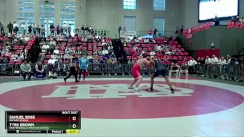 285 lbs Cons. Semi - Samuel Rose, Baylor School vs Tyre Brown, Chattanooga Christian School