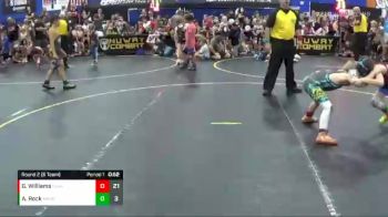 65 lbs Round 2 (6 Team) - Garrett Williams, The Funky Singlets vs Apollo Rock, Missouri Gold