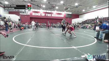 61 lbs Rr Rnd 4 - Michael Mairel, Perry Wrestling Academy vs Luke Walker, Piedmont