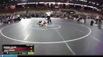 132 lbs Cons. Semi - Josh Domino, Skyline vs Russell Raabe, Ft Pierce Central