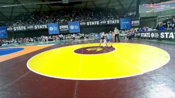 Girls 1B/2B/1A 110 3rd Place Match - Genesis Guerrero, Granger (Girls) vs Audrey Lensegrav, La Center (Girls)