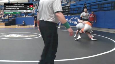 141 lbs Semifinal - Evan Rodriguez, Cowley College vs Tucker Collinsworth, Labette Community College