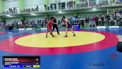 65kg Cons. Round 4 - Tacari Howe, Nova Scotia Dragons vs Owen Rooney, Loyola HS