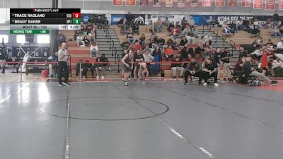 133 lbs Quarterfinal - Brady Baker, Pitt-Johnstown vs Trace Ragland, Fairmont State