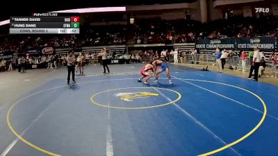 D 3 150 lbs Cons. Round 3 - Tanner David, Basile vs Hung Dang, St. Mary`s