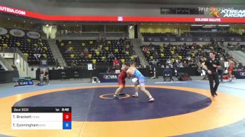 82 kg Consolation - Tommy Brackett, Tennessee vs Tyler Cunningham, MWC Wrestling Academy