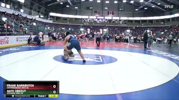 285 lbs Champ. Round 2 - Frank Barrientos, Chambersburg Area Hs vs Nate Obrzut, Wyoming Area Hs