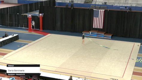 Daria Seminario - Ribbon - 2021 Rhythmic Elite Qualifier