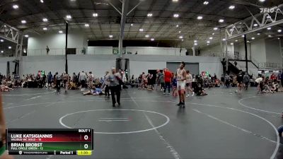 144 lbs Semis (4 Team) - Brian Brobst, Full Circle Green vs Luke Katsigiannis, Validus WC Gold