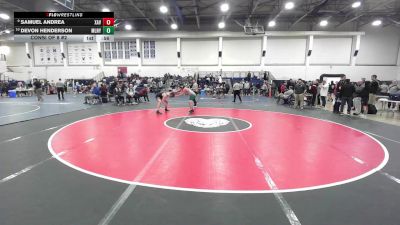 190 lbs Consi Of 8 #2 - Samuel Andrea, Xavier vs Devon Henderson, Maloney
