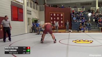 220 3rd Place - Wyeth Patton, Montgomery Bell Academy vs Mack Brown, Brother Martin