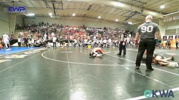 112 lbs Semifinal - Ethan Gregory, Grove Takedown Club vs Keller Byrum, Honey Badgers Wrestling Club