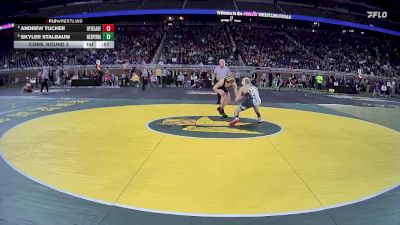 D4-144 lbs Cons. Round 3 - Andrew Tucker, Otisville LakeVille Memorial vs Skyler Stalbaum, Hesperia