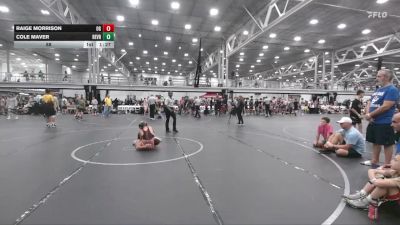 88 lbs Round 6 (10 Team) - Cole Maver, Revival Riddlers vs Raige Morrison, Ohio Gold