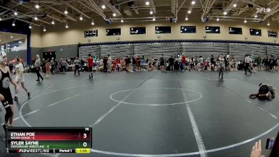 76 lbs Round 1 (8 Team) - Ethan Poe, Rough House vs Syler Sayne, Crossroads Wrestling