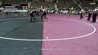 6A 190 lbs Quarterfinal - Rives Whiddon, Gulf Shores vs Kavarion Madden, Jackson-Olin HS
