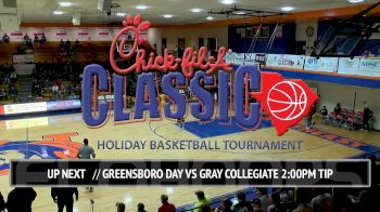 No. 13 Greensboro Day (NC) vs. Gray Collegiate (SC) | 12.23.16 | Chick-fil-A Classic