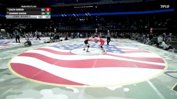 Cons. Round 2 - Zander Eidem, Sioux Falls Washington vs Zach Green, Rapid City Central