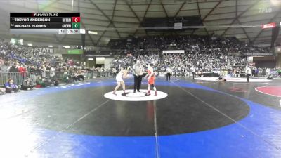 Boys 2A 120 lbs Semifinal - Trevor Anderson, Orting vs Michael Flores, Grandview