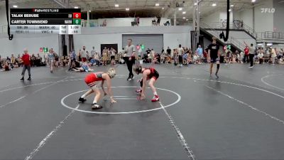 72 lbs Round 2 (4 Team) - Talan Berube, Smitty`s Barn vs Carter Townsend, Warhawks