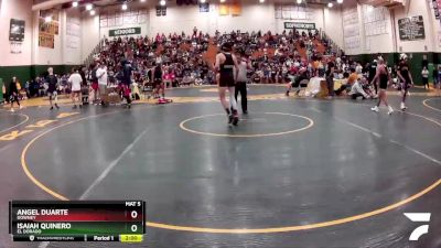 120 lbs Quarterfinal - Isaiah Quinero, El Dorado vs Angel Duarte, Downey