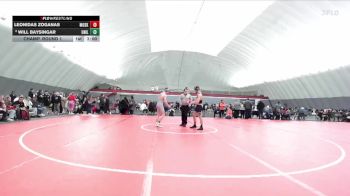 141 lbs Champ. Round 1 - Leonidas Zoganas, Muskingum vs Will Baysingar, Unattached Illinois